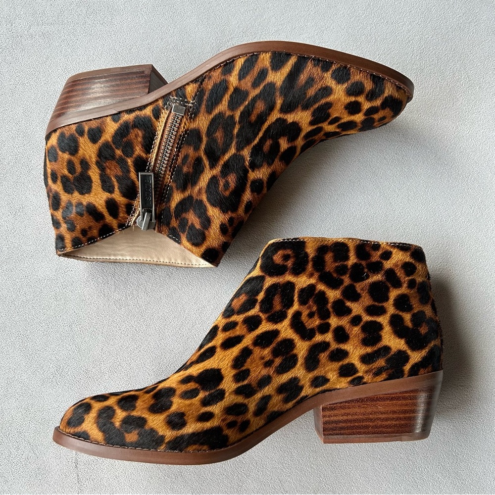 1. State ~ Rosita ~ Leopard Print Calf Hair Zip Bootie ~ Women’s Size 8